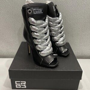 Cristian Zerotre Rush Bold Lace-Up Stiletto Heels Women’s